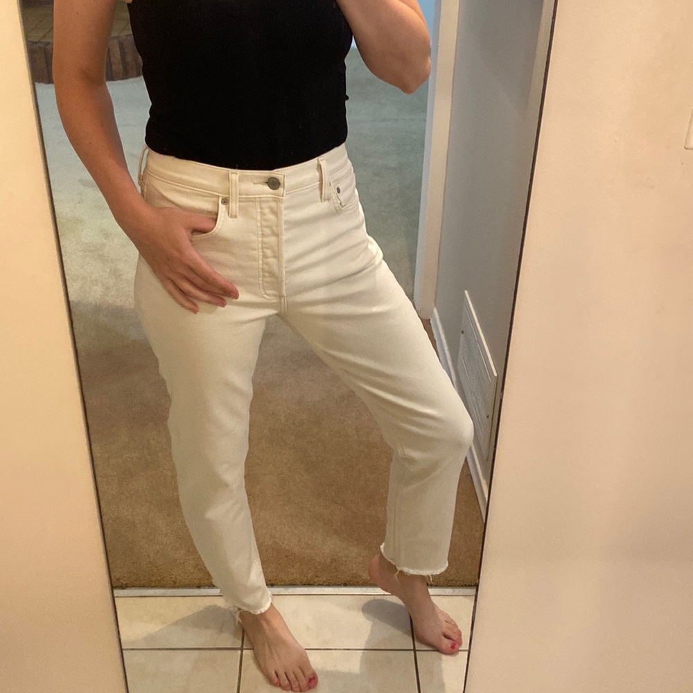 NEW⭐️Aritzia⭐️Denim Forum Yoko cream